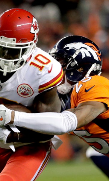 Chiefs' Tyreek Hill breakout star, trying to outrun past